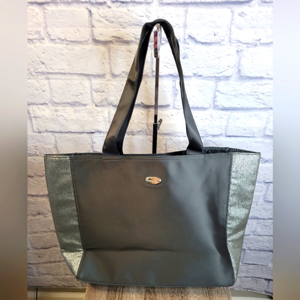 Coach Black and Glitter Tote Bag